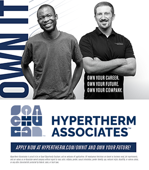 Hypertherm Associates sponsor ad