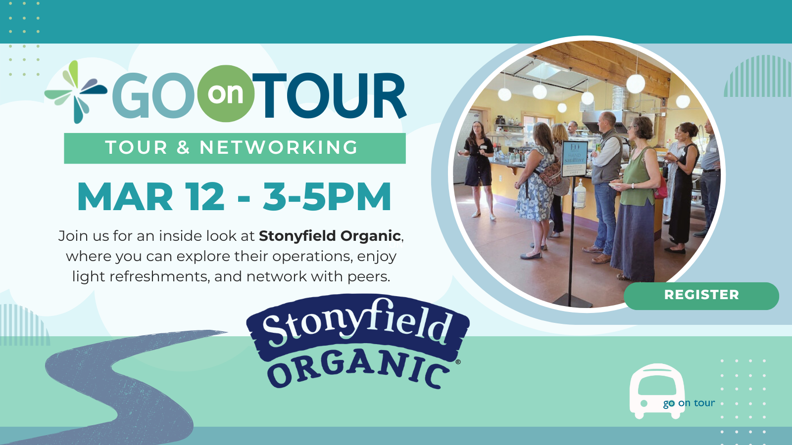 Go on Tour at Stonyfield Organics