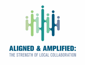 aligned and amplified spring conference logo